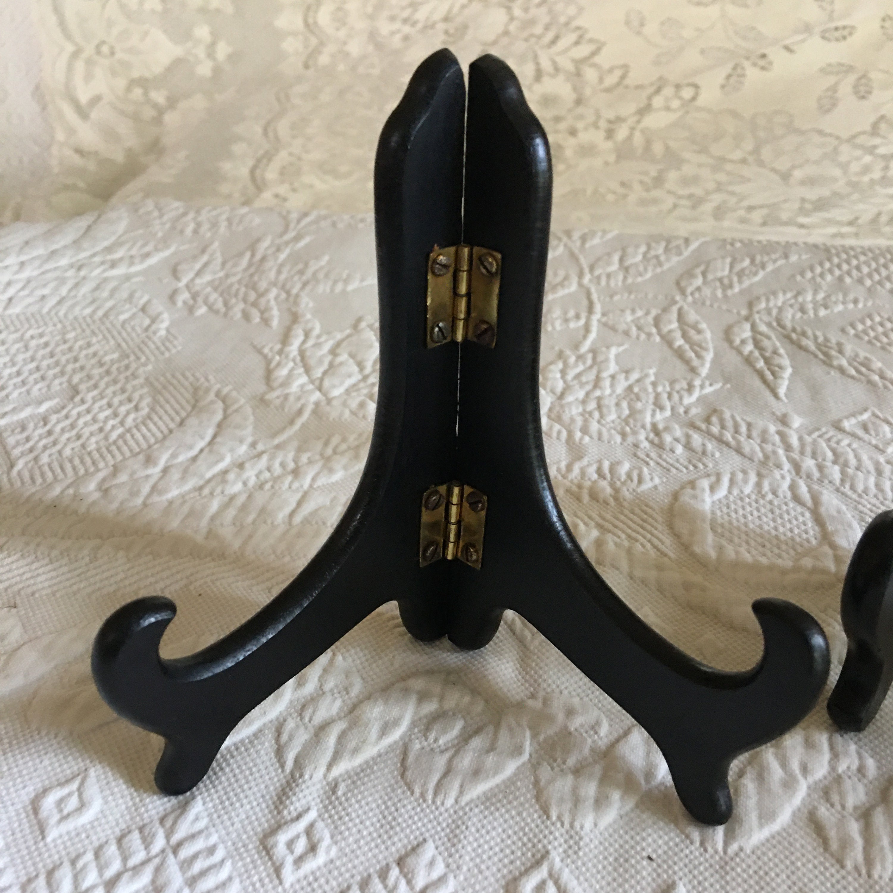 Vintage Wooden Picture Stand. Choose Black or Brown Picture Stand Made ...