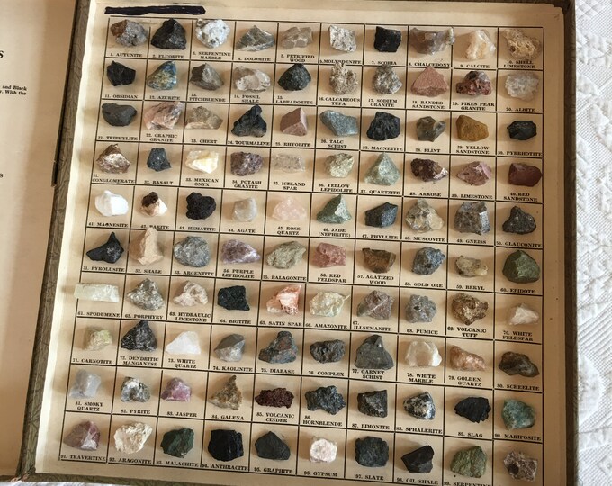 Vintage 100 Rock and Mineral Collection of the Western US. Igneous ...