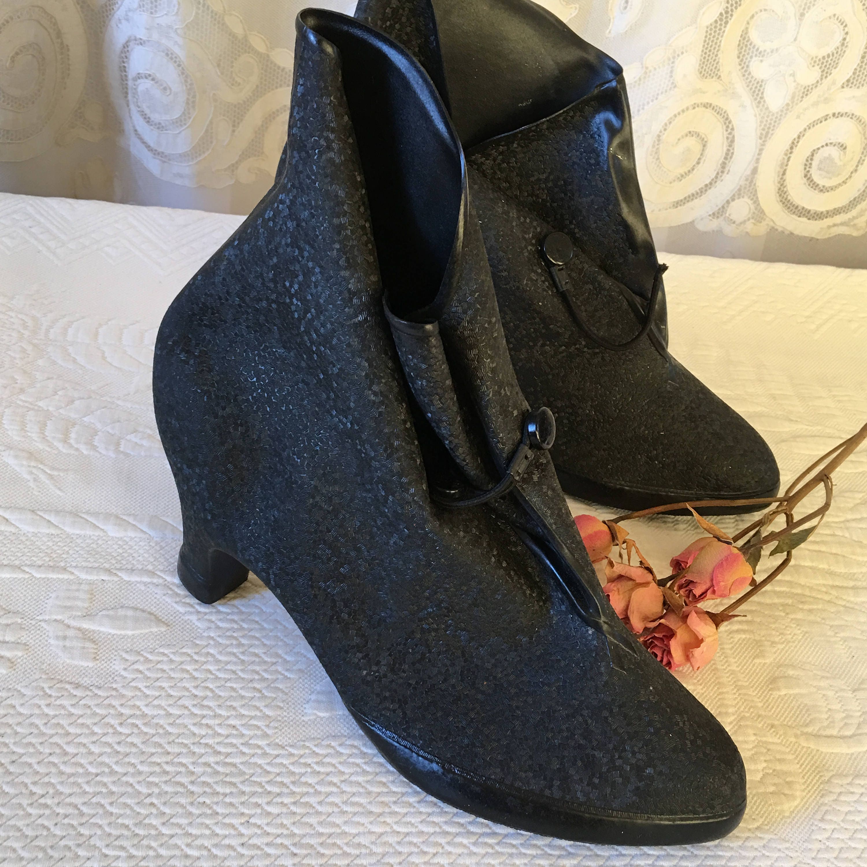 bottes caoutchouc talon