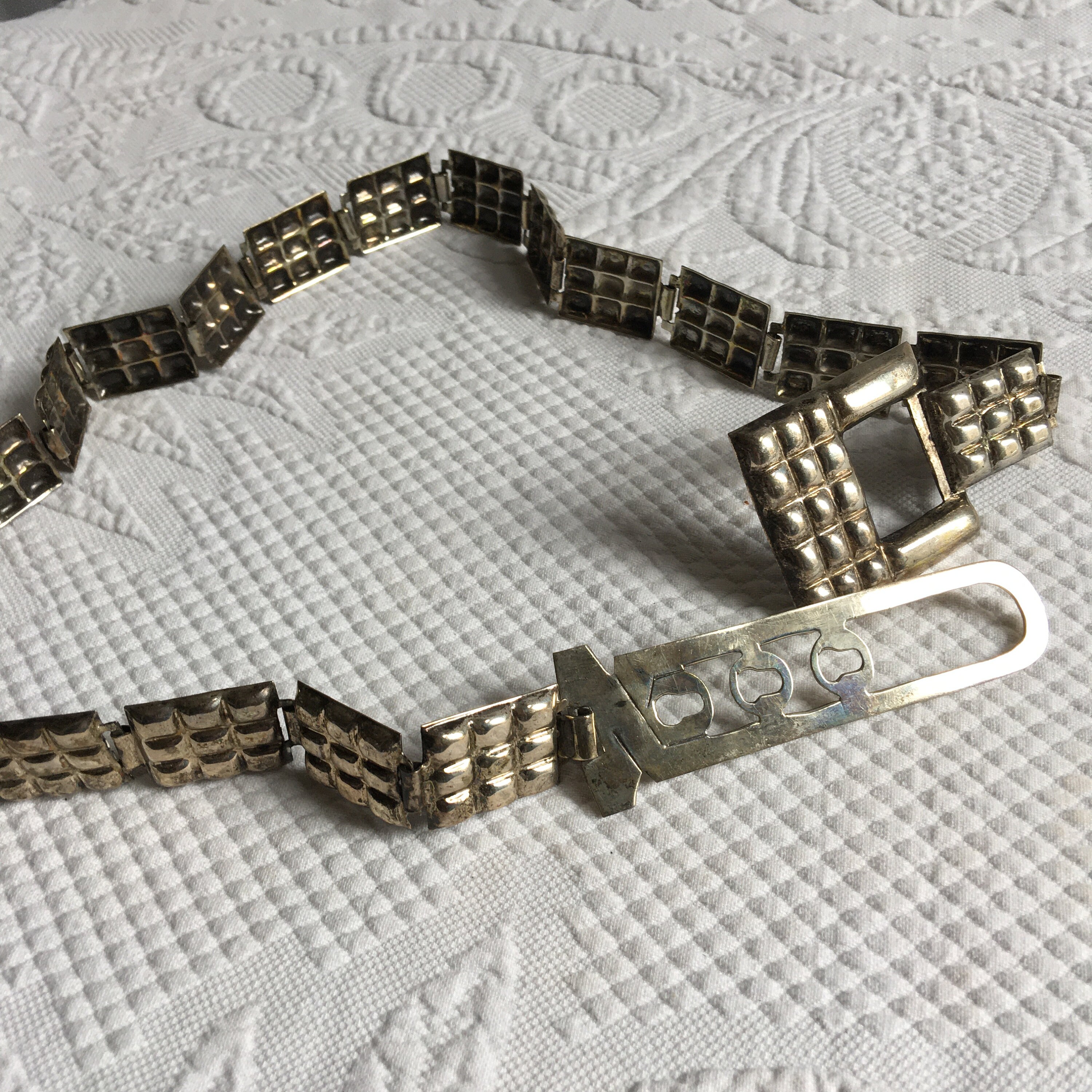 メキシコ製 VINTAGE HEAVY ベルトバングル ブレスレット 925 | unune