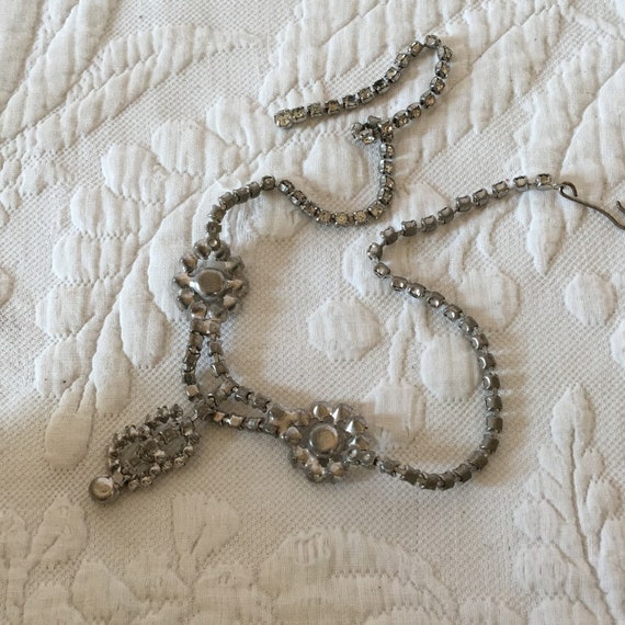 Vintage Rhinestone Necklace to Wear For Fancy Occ… - image 2