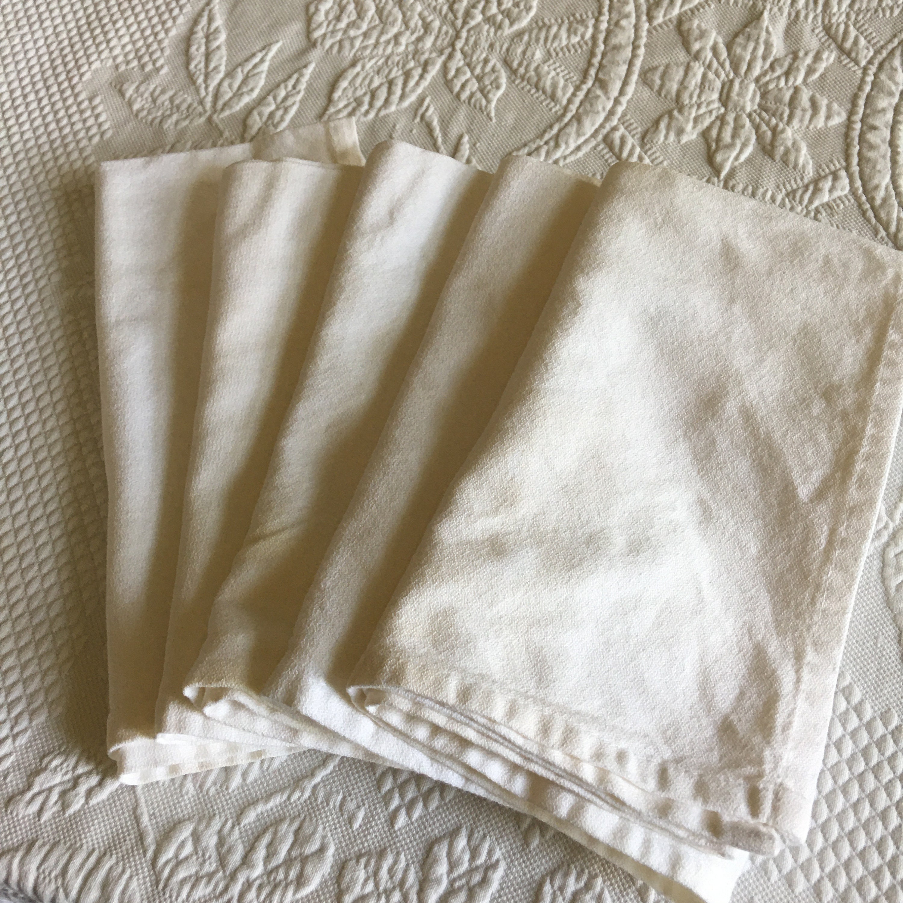  MLMW Thick Cotton Linen Napkins Set of 8 Pack Soft Cloth Dinner  Napkins 17×17 Bulk Rustic Fall Table Napkins for Wedding Party Halloween  Christmas Table Decoration White : Home & Kitchen