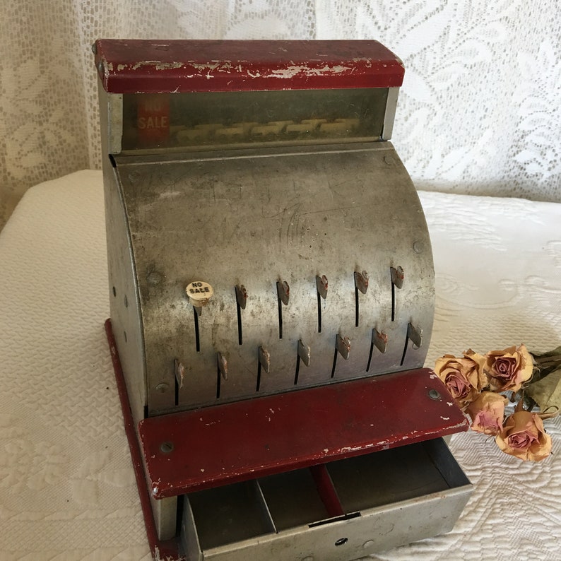 Vintage Toy Cash Register. Kamkap Cash Register From Kamkap Etsy New