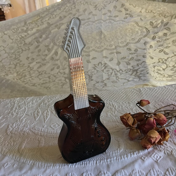 Vintage Avon Electric Guitar Bottle for Wild Country After