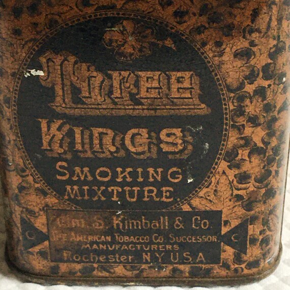 Antique Three Kings Smoking Mixture Tobacco. Wm. S. Kimball & Co. Rochester  New York. Genuine Turkish. Tin Made Into a Bank