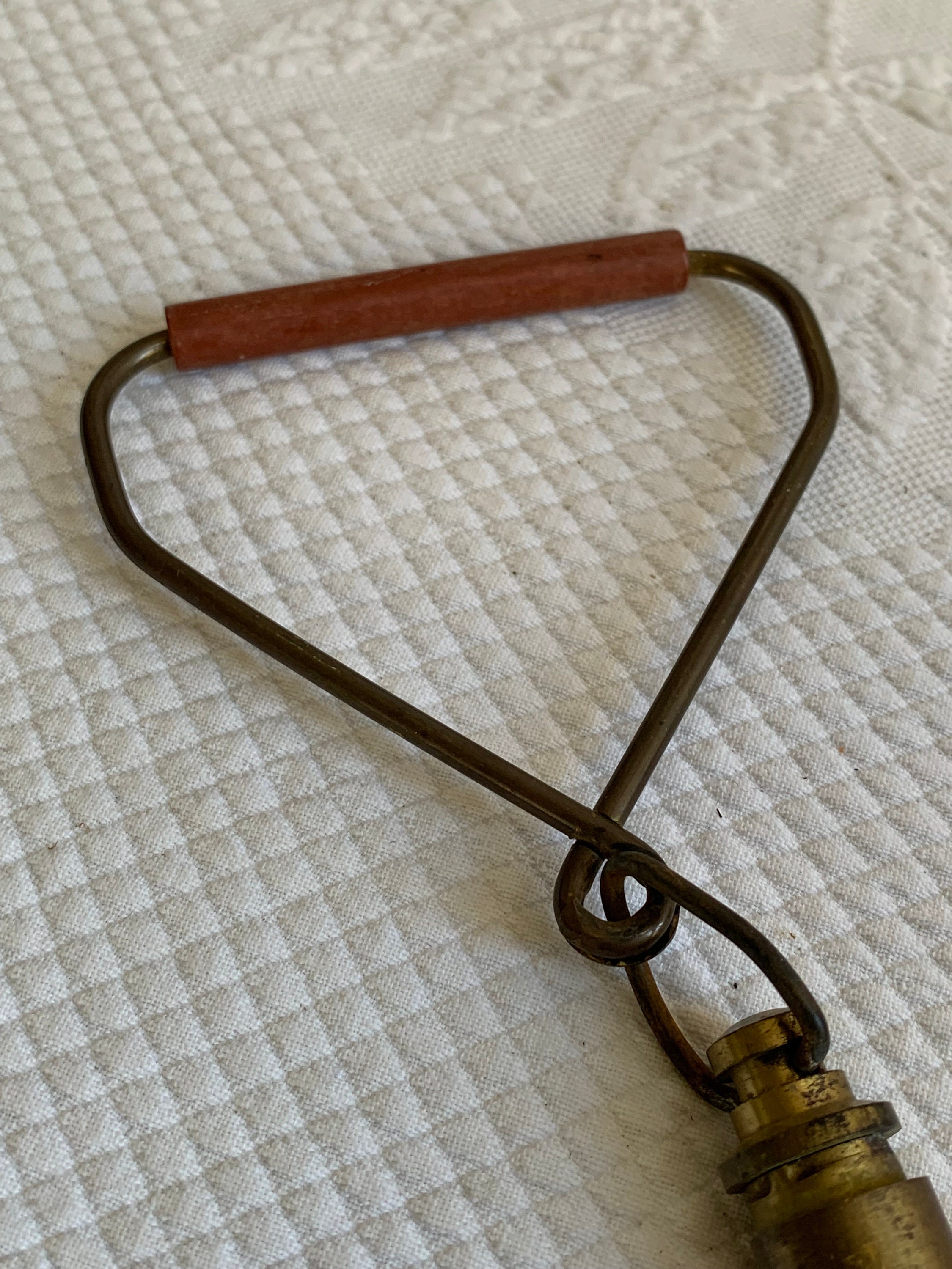Vintage Chatillon Tub Scale. NY USA Model IN-30 Brass Hanging