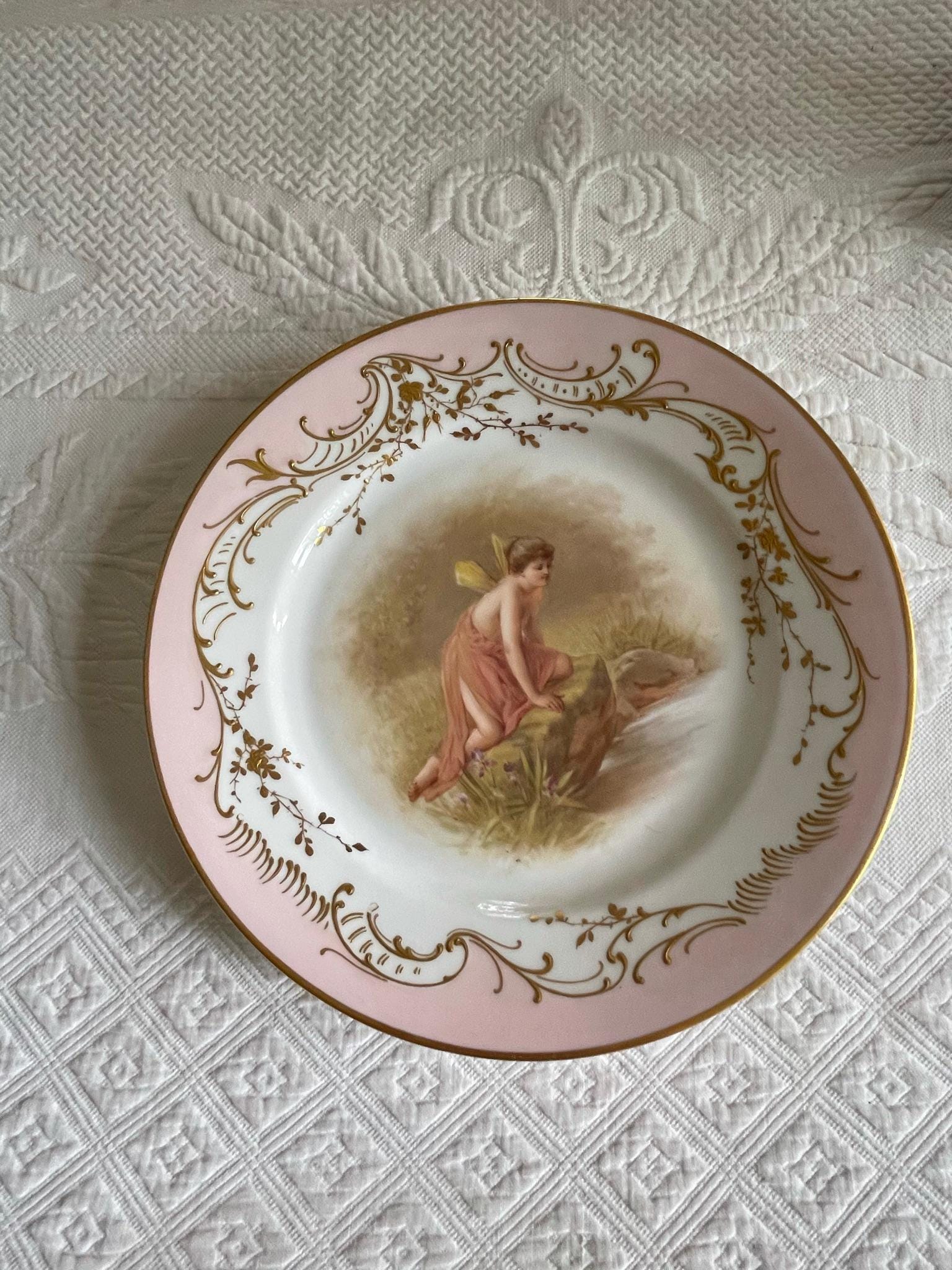 Limoges angel plate - Etsy 日本