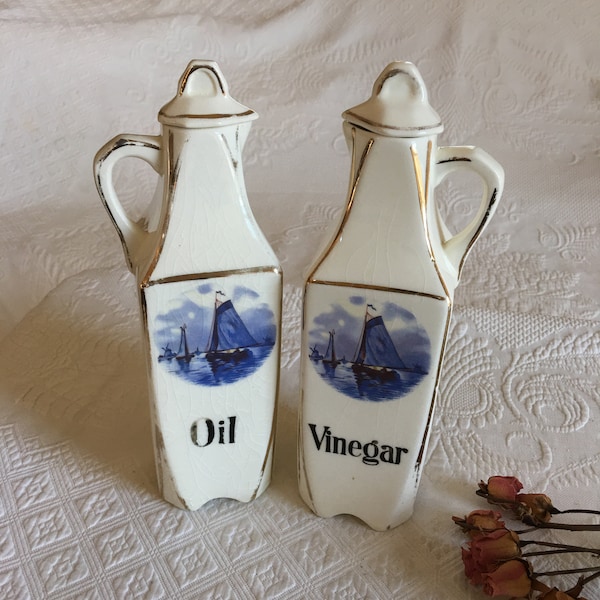 Vinegar Oil Cruet Etsy