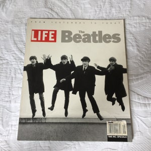 Vintage 1996 LIFE The Beatles Von Gestern bis Heute. 128 Seite Fotobuch und Geschichte der Beatles.