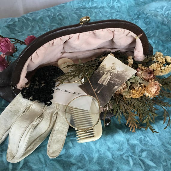 Vintage Purse Dresser Decor. Purse Stays Open When Laying Etsy