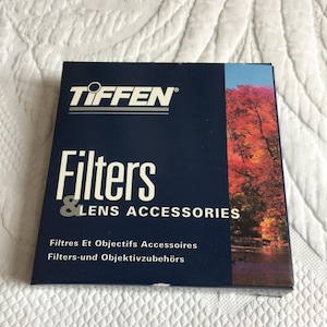 Vintage Tiffen Filters & Lens Accessories. 72mm UV Haze Filter. In Original Box with Paperwork.