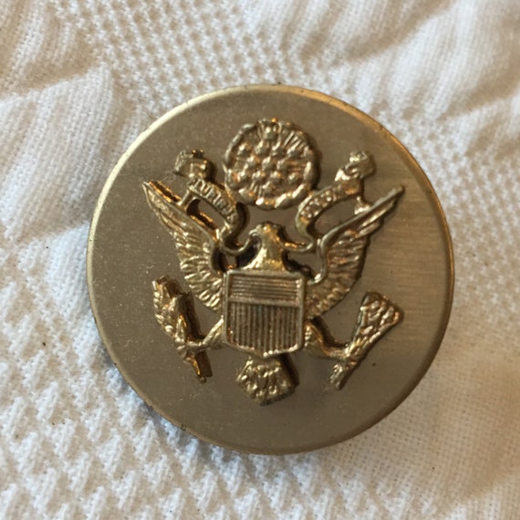 Vintage Gold U. S. Army Eagle Button Pin. N.S. Meyer Inc. - Etsy