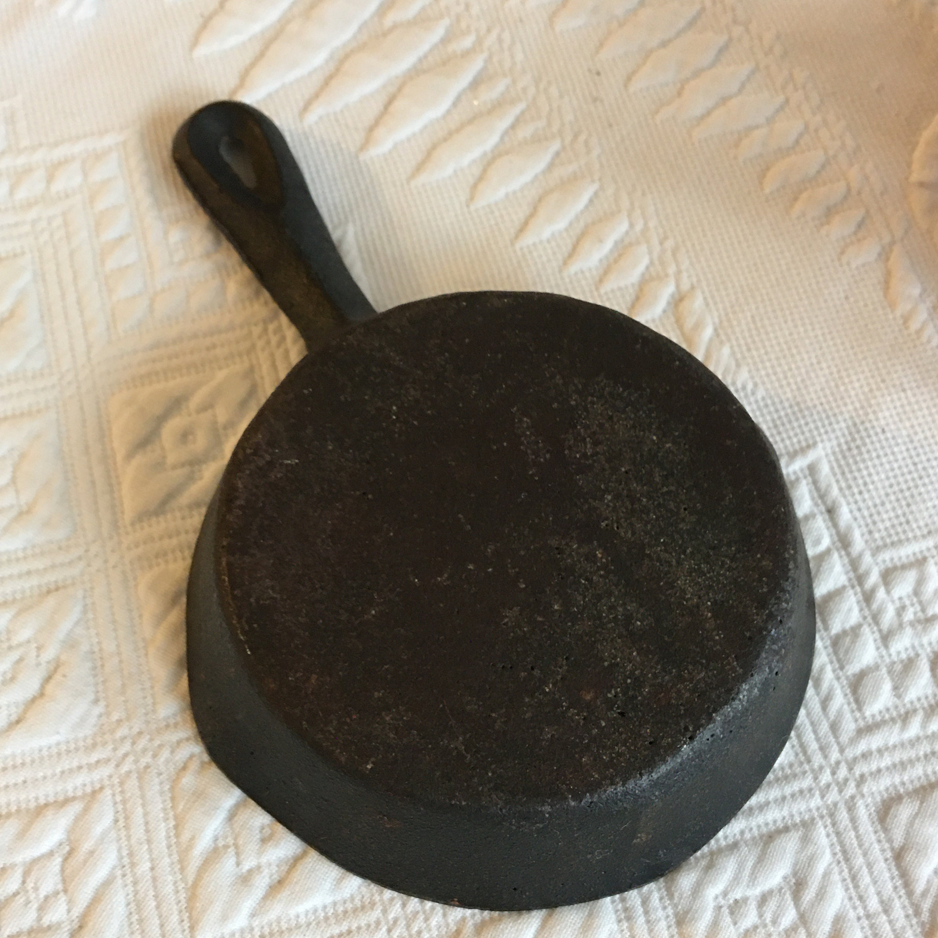 Vintage Cast Iron Miniature Skillet Pan. Use to Melt Butter or Etsy