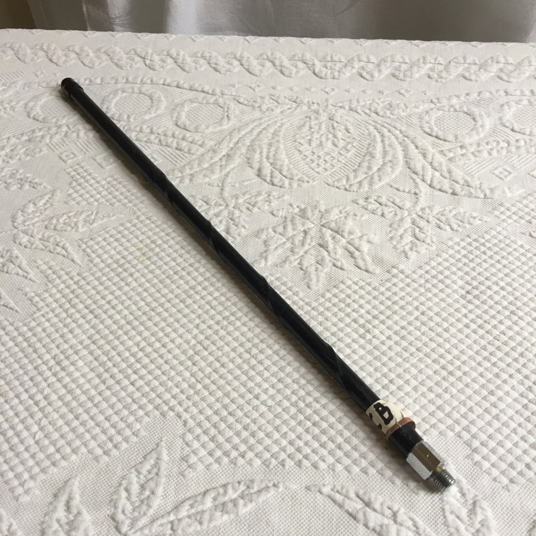 Vintage CB Antenna for Car or Truck. Heavy Duty Screw in Base 3/8. Solid, Nonflexible Antenna