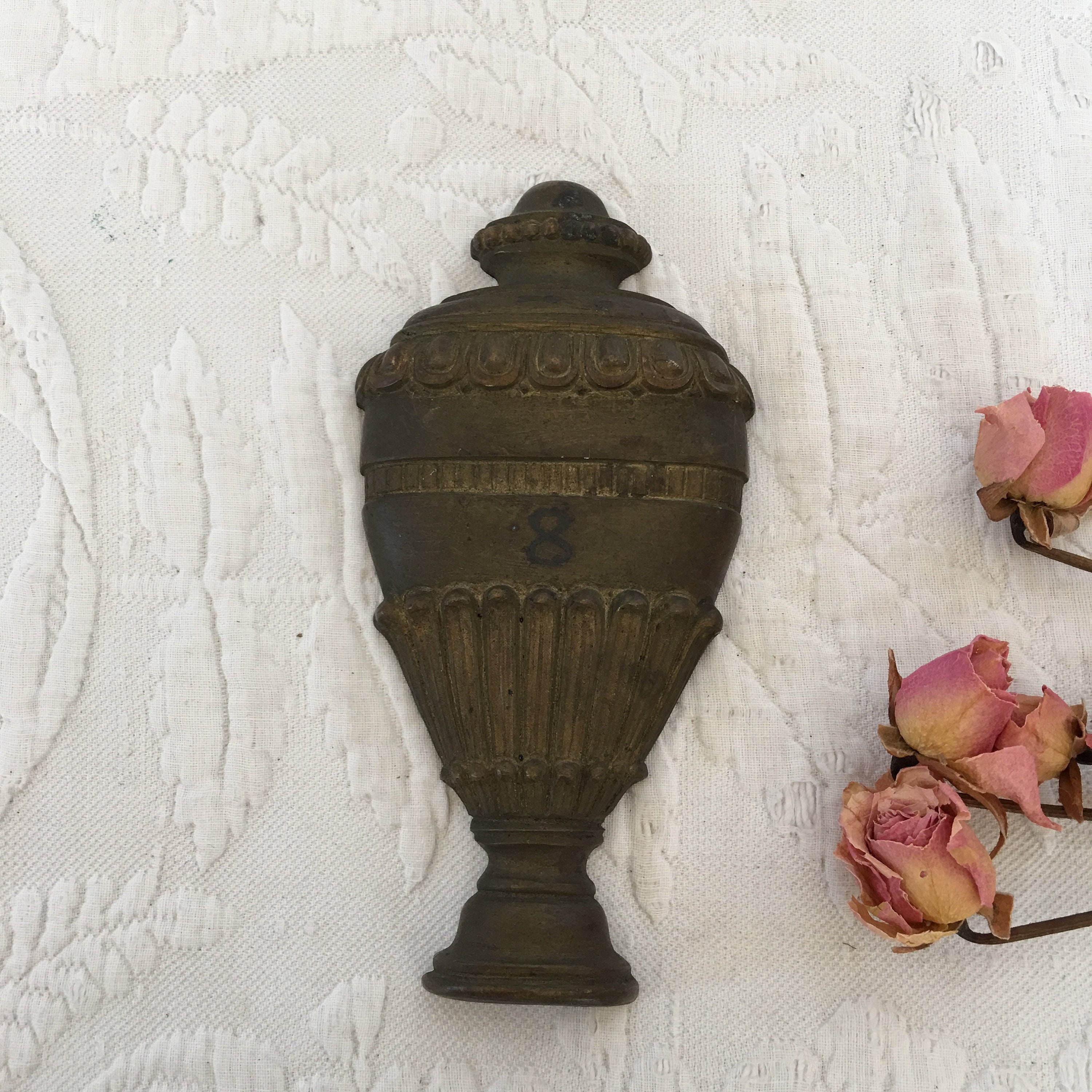 Antique Victorian Brass Decorative Ornament for Wall or Door. Etsy