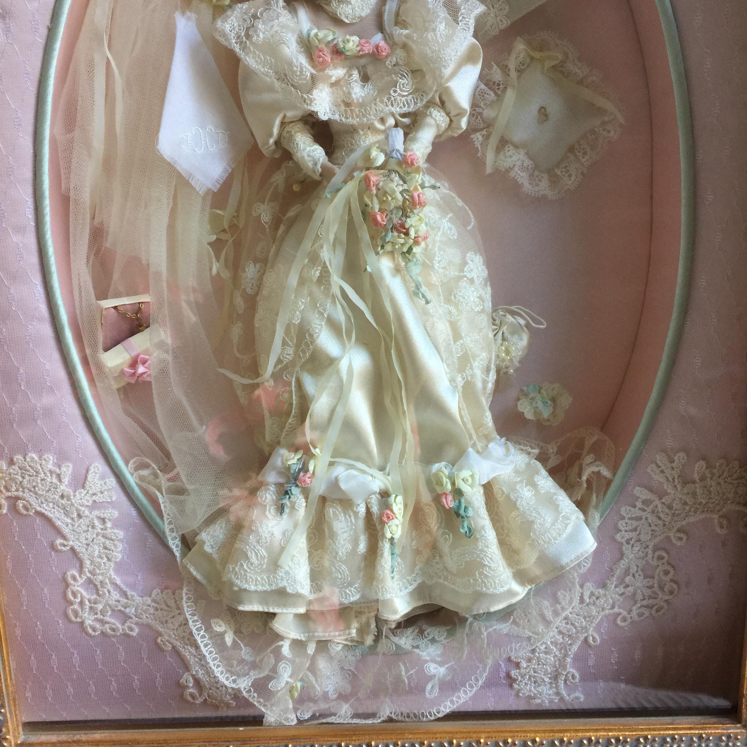 Vintage Elaine, the Gibson Girl Wedding Remembrance Shadowbox the