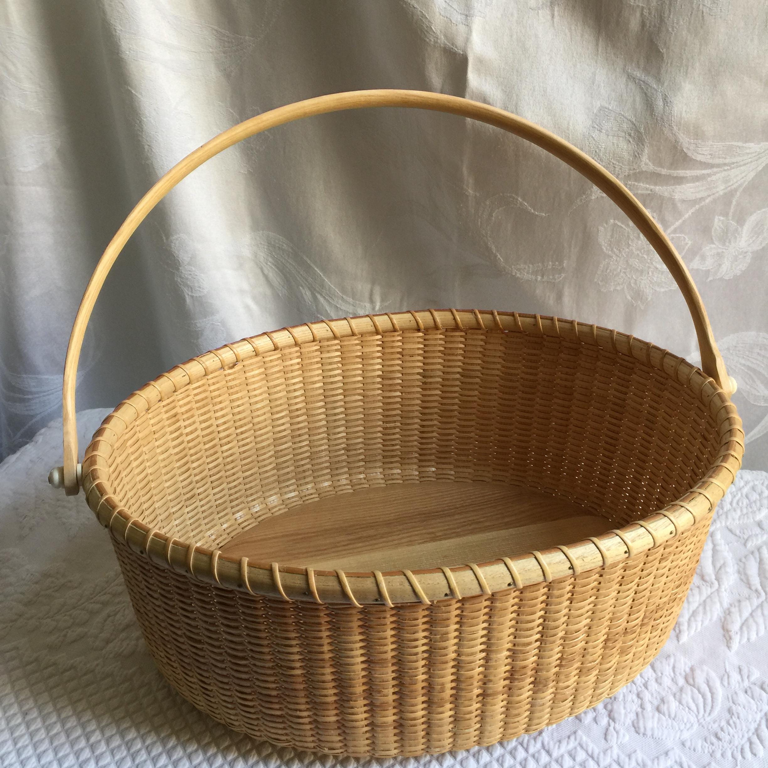 オーダー商品　ナンタケットバスケット　７オーバルオープンバスケット オーダー商品 ナンタケットバスケット 7オーバルオープン