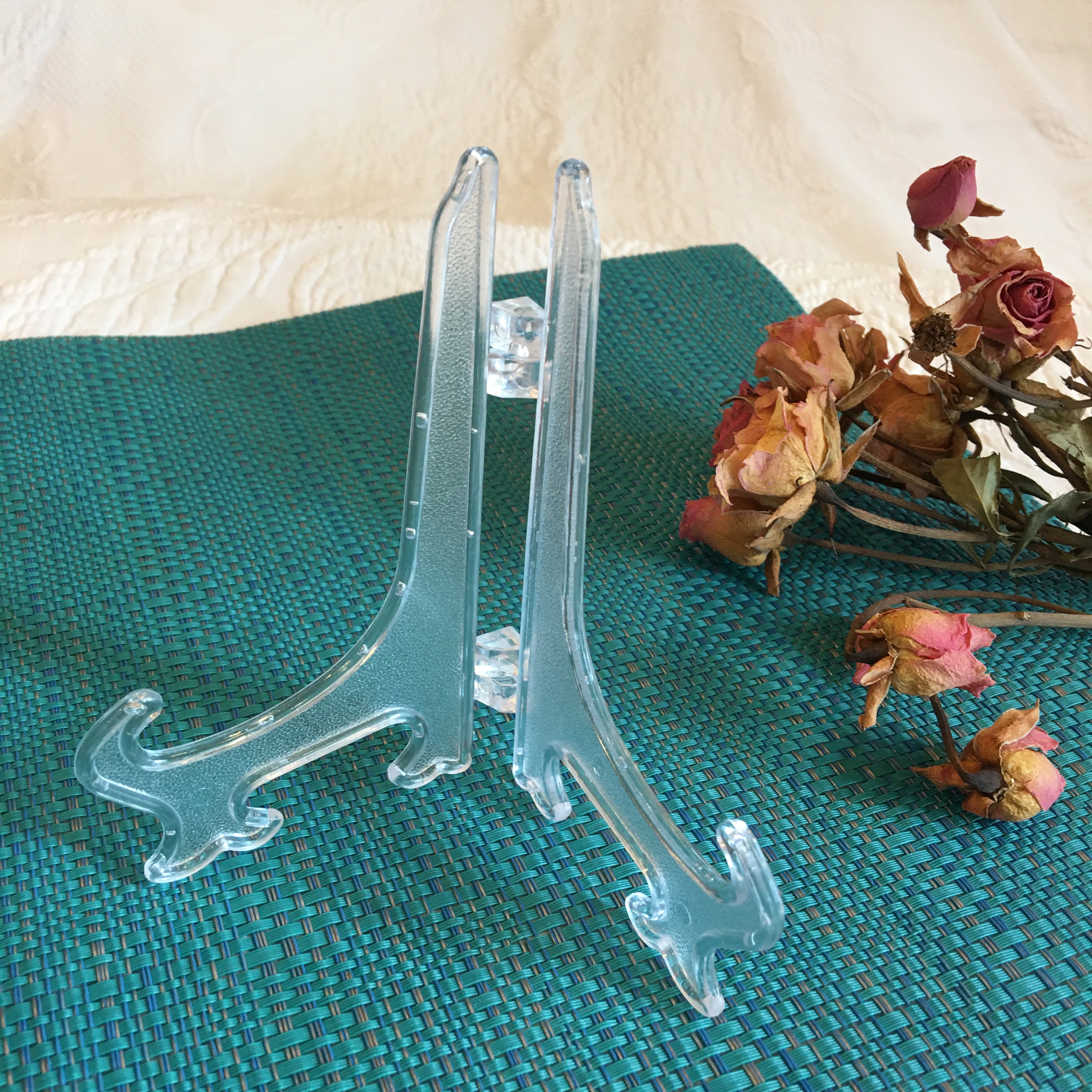 Vintage Plastic Picture Stands. Choose Color and Size. Use in Etsy