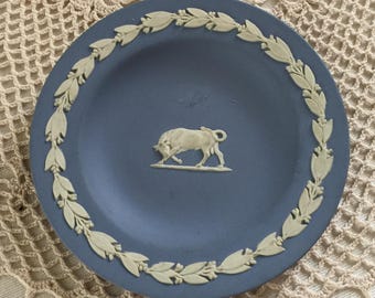 ウェッジウッドの伝統的な青と白の小物皿 - Etsy 日本