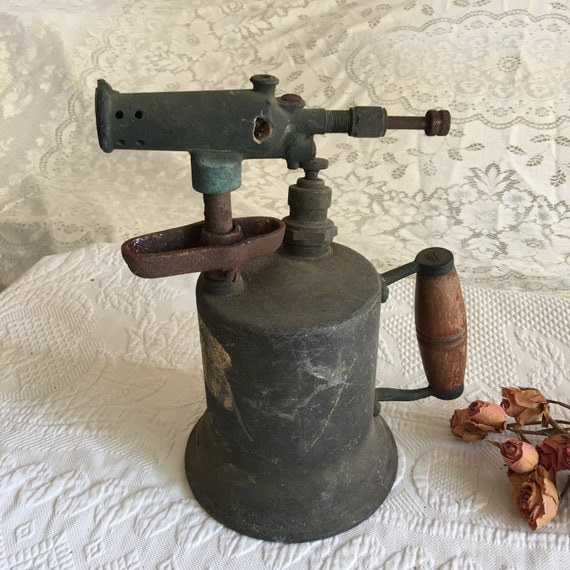 Vintage Otto Bernz Bronze Blow Torch. Welding Blow Torch Propane