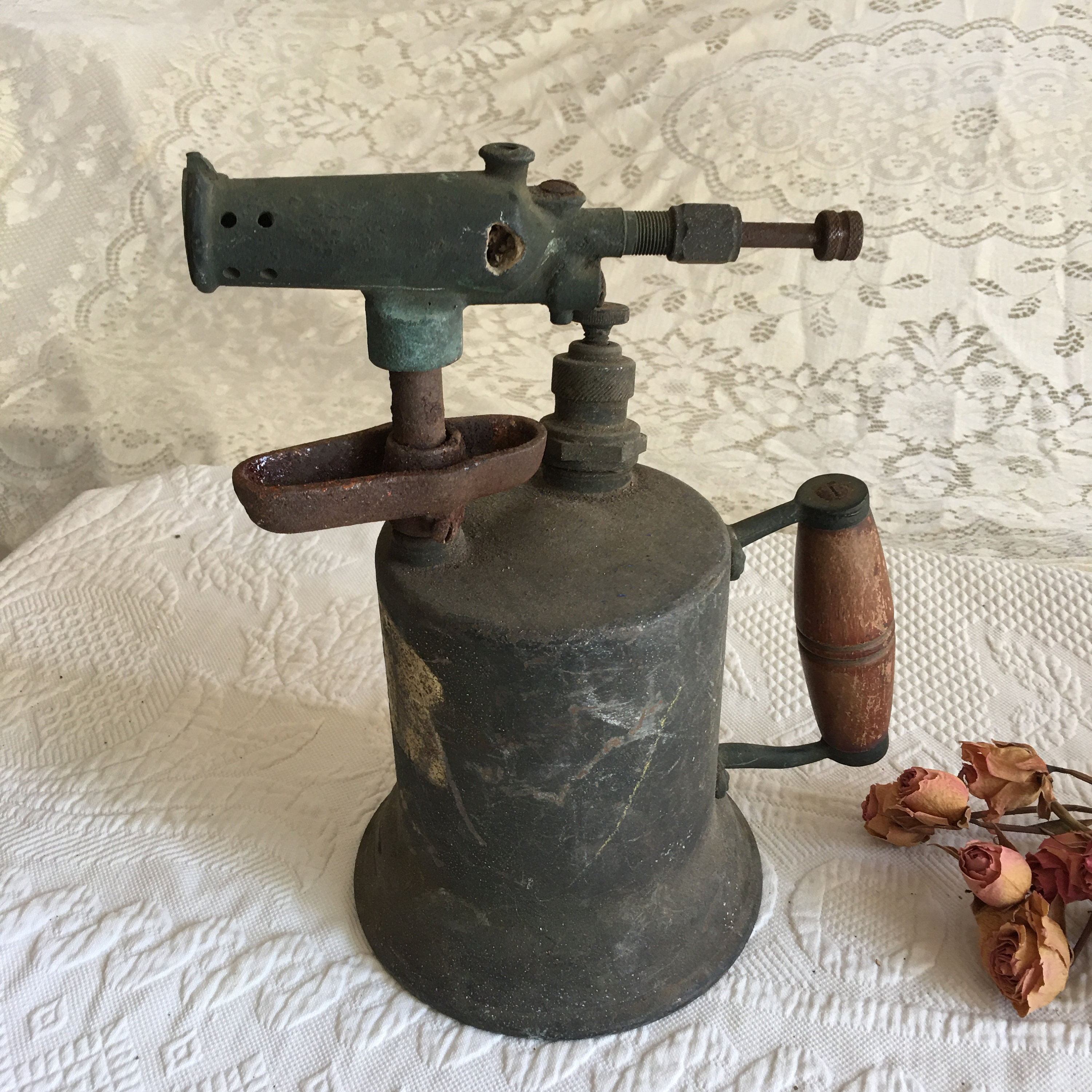 Vintage Otto Bernz Bronze Blow Torch. Welding Blow Torch Propane