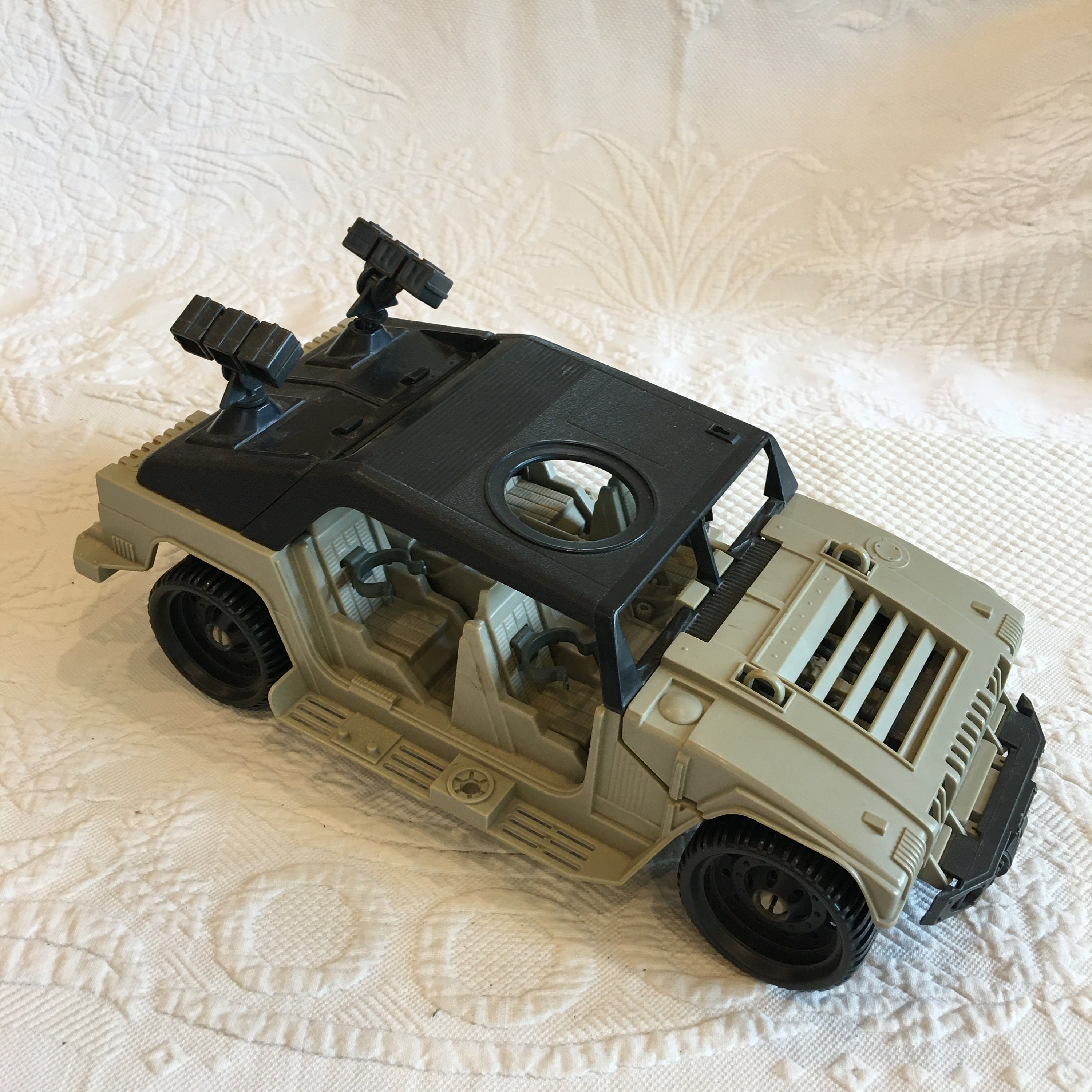1/6 WW2 GI JOE US 82ND AIRBORNE PARATROOPER MUDDY JEEP +.30