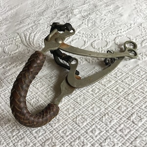 Vintage Bridle Ricardo Rare Horse Hackamore bitless bridle. &quot;mechanical&quot; hackamore. Aluminum Braided Nose Hackamore Bit.