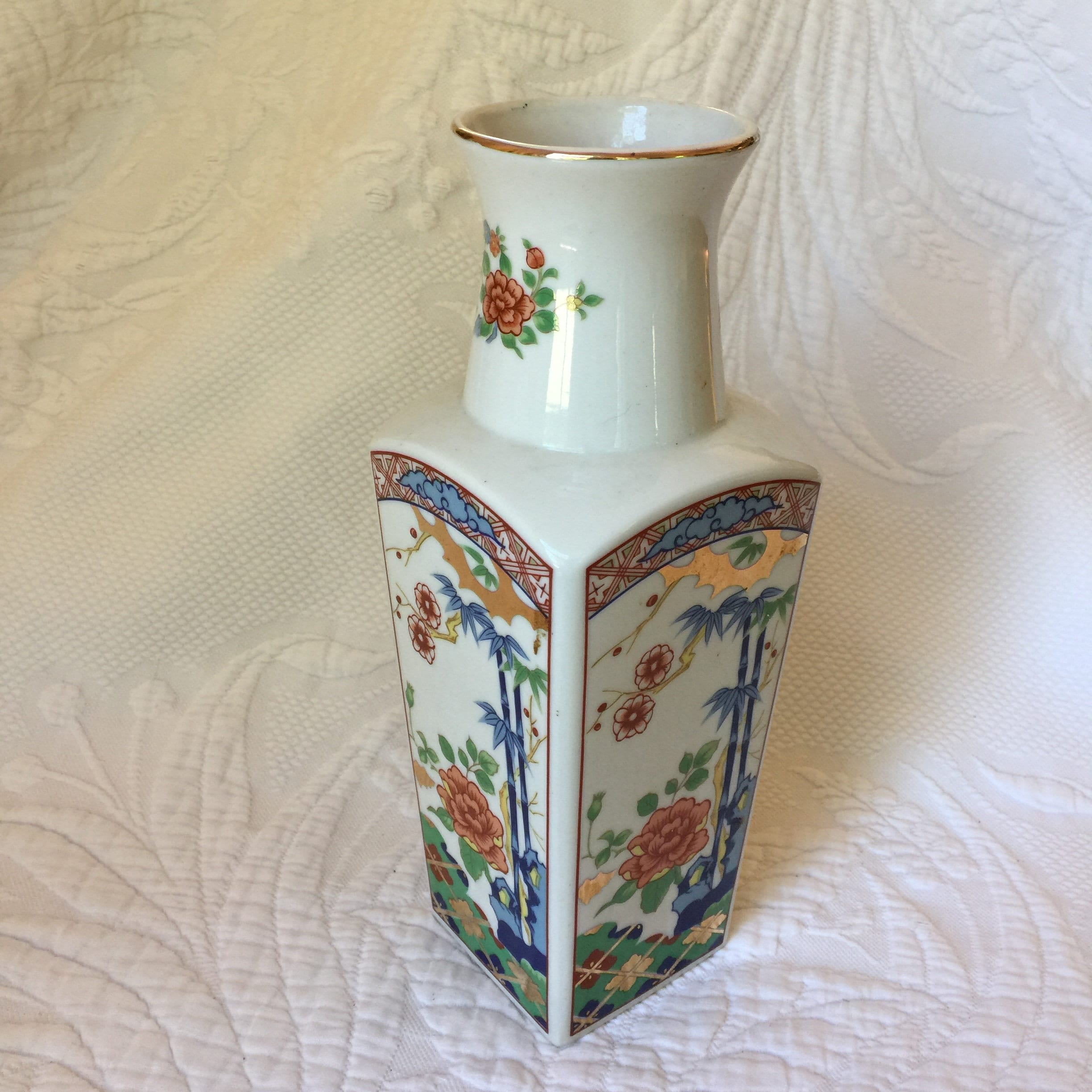 多彩な花鳥模様の大型陶器花瓶 多彩な花鳥模様の大型陶器花瓶 大型陶器花瓶の通販 | インテリア・家具