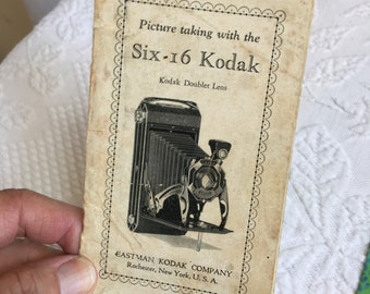 Vintage Six-16 Kodak Doublet Lens Kodak W/ Instruction Booklet