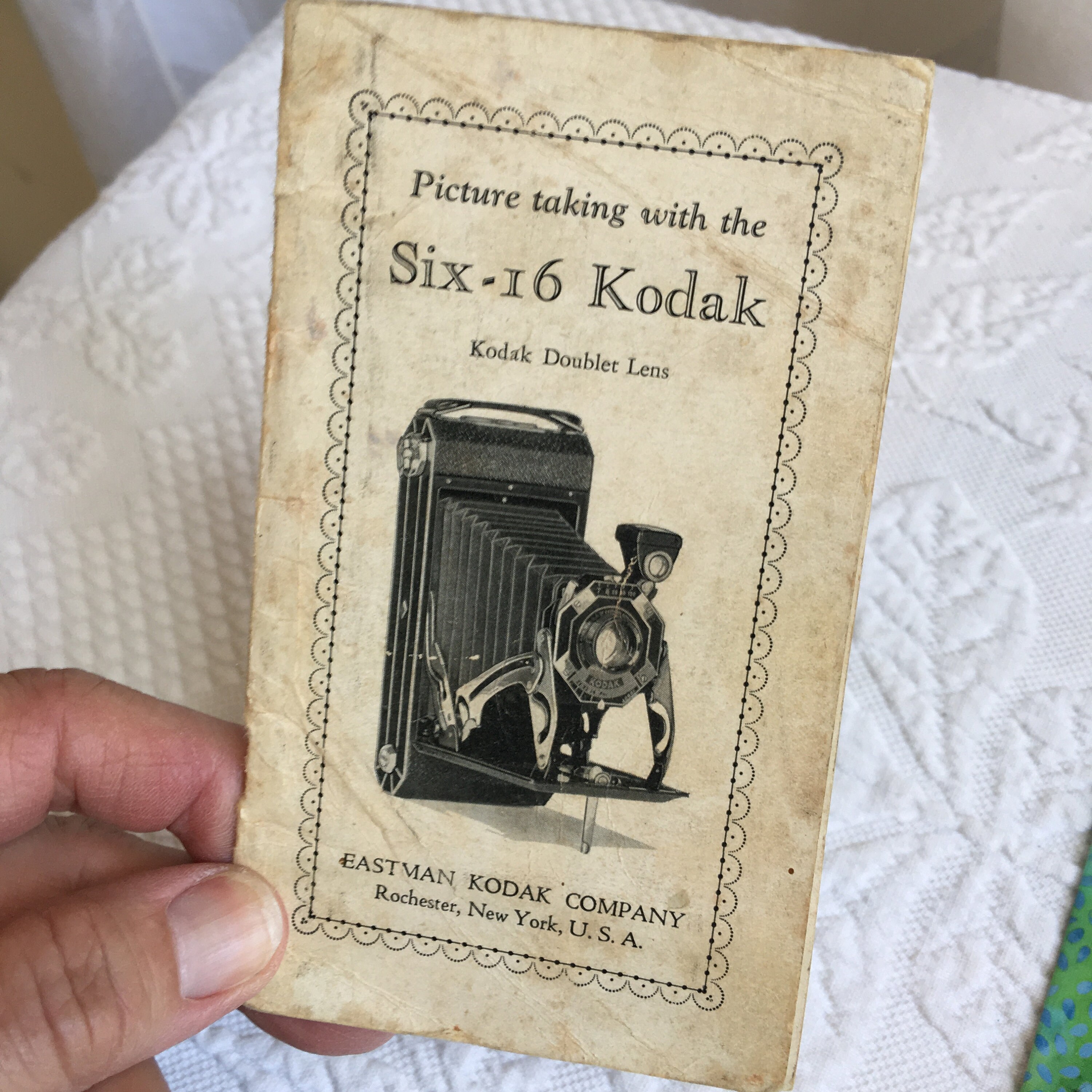 Vintage Six-16 Kodak Doublet Lens Kodak W/ Instruction Booklet