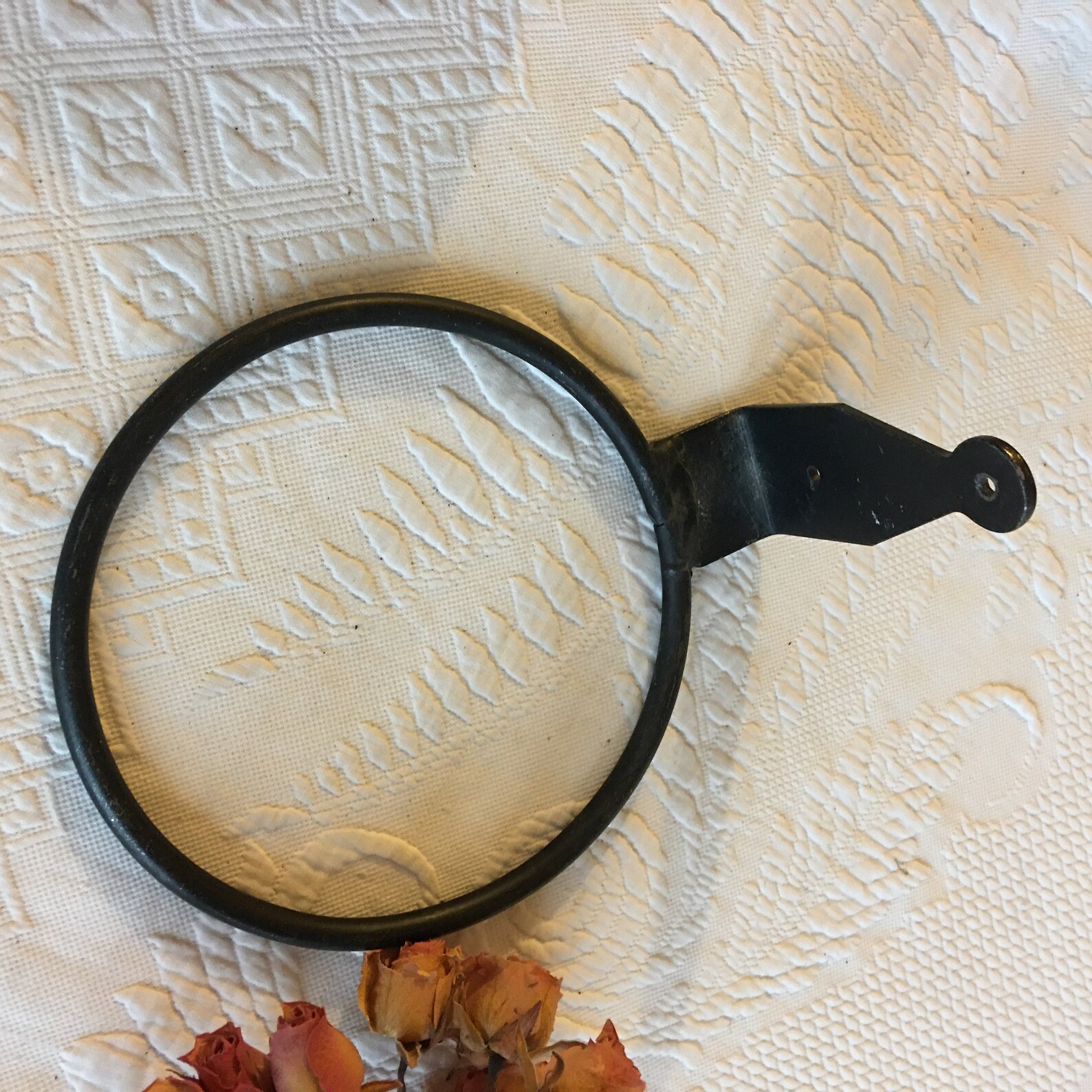 Wrought Iron Wall Flower Pot Hanger. Attach to Wall in Either Etsy