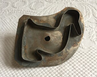 Vintage Duck Cookie Cutter with Back Handle. Hole to Push Dough From Cutter. Vintage Cookie Cutter Duck. Display or Use Cutter.