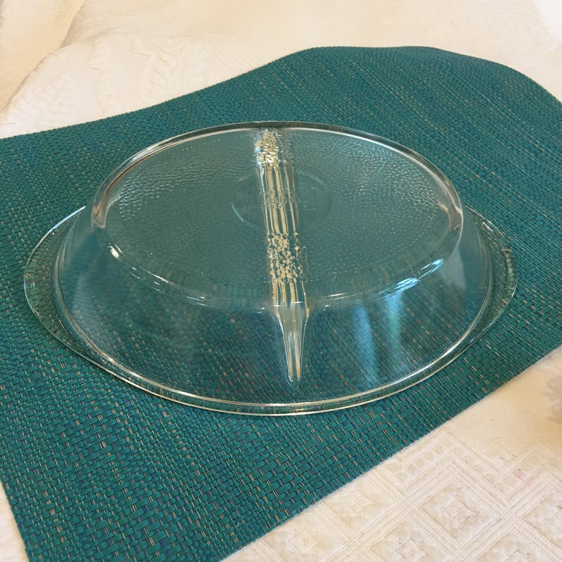 Vintage Glasbake Divided Glass Oval Baking Dish. J2352 Baking Etsy