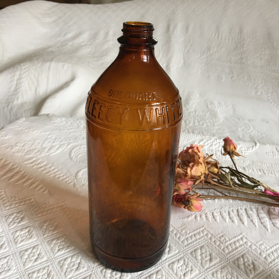 Vintage Fleecy White Bleach Bottle From John Rohm Products Co. Etsy