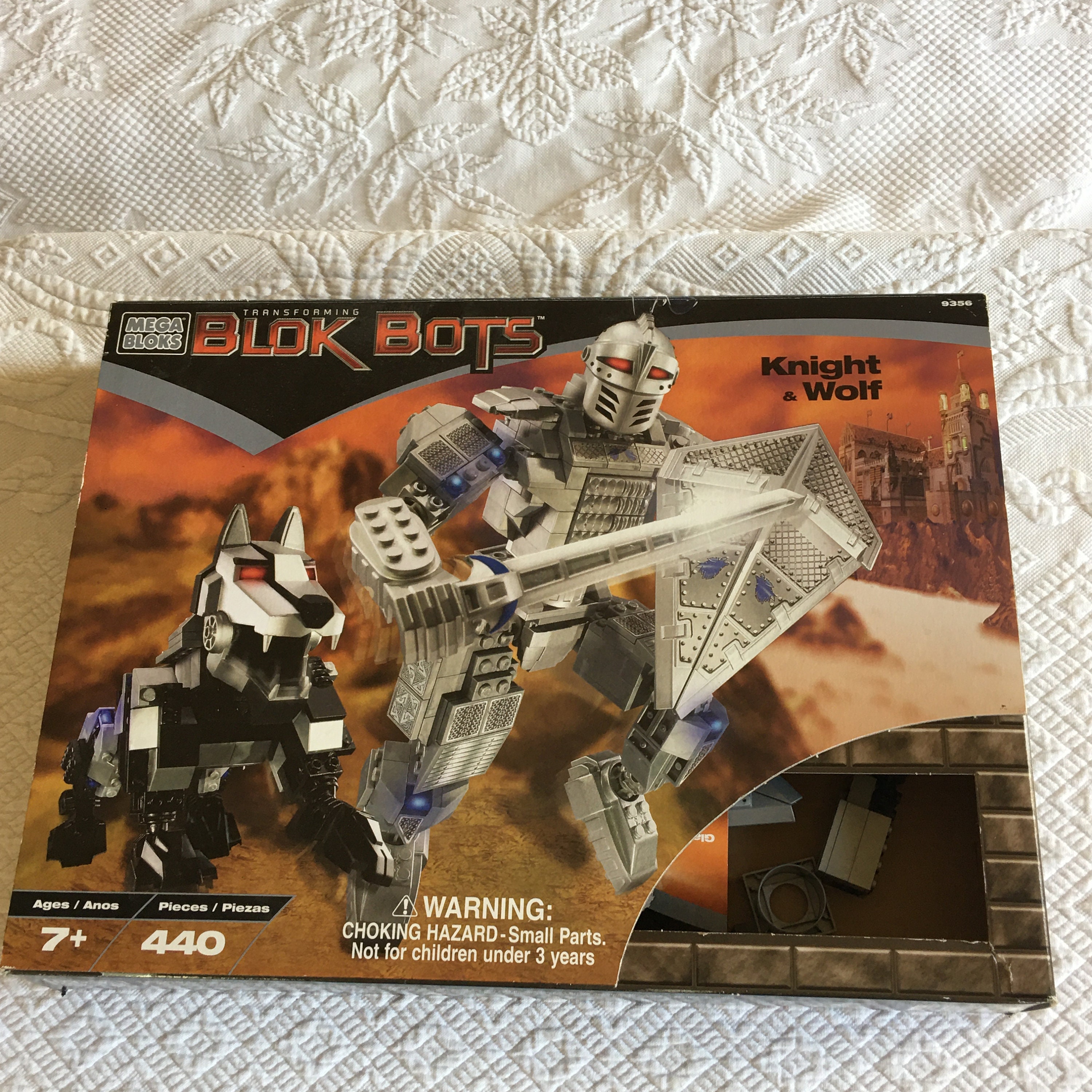 2001 Mega Bloks transformant Block Bots Knight Wolf. 9356. Instructions incluses. La boite a ete ouverte. Etsy France