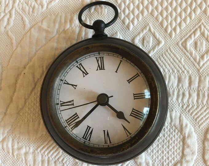Vintage Pocket Watch Clock Paperweight. Cute Hanging on the Etsy