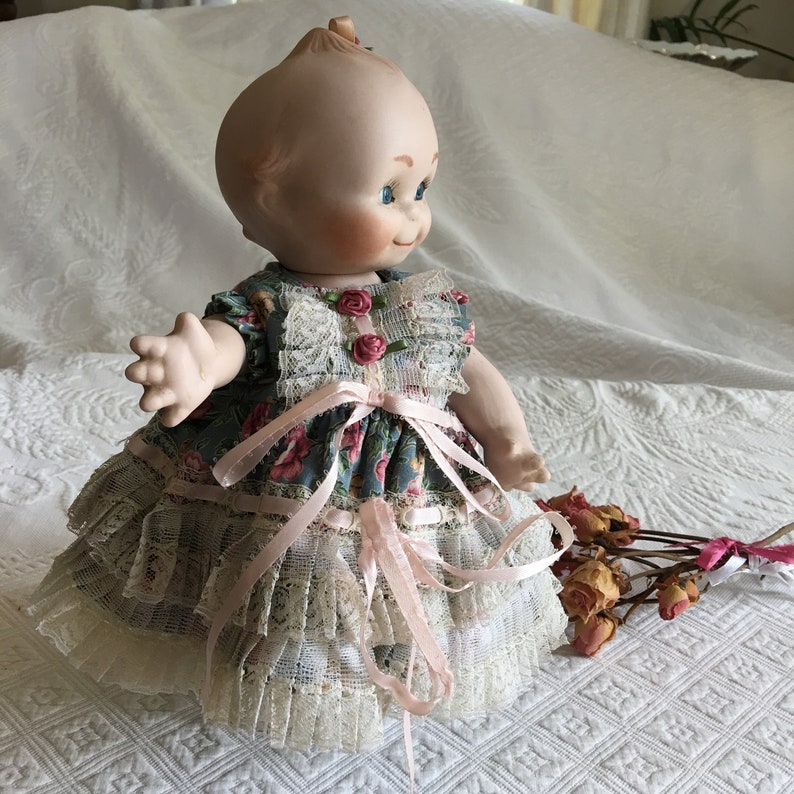 Vintage Porcelain 11 Cupie Doll. Charming Friendly Etsy