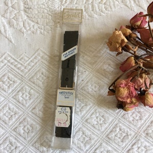 Vintage Speidel Twist-O-Flex Wide One Watch Band for Bigger Watches. Black Leather Look Watch Band With Stainless Steel. 3/4&quot; Attachment.