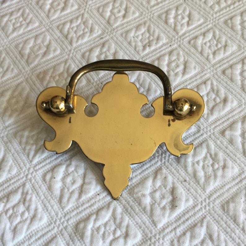 Vintage Antique Brass Bail Pulls 24 3 Pulls and 4 2 Etsy