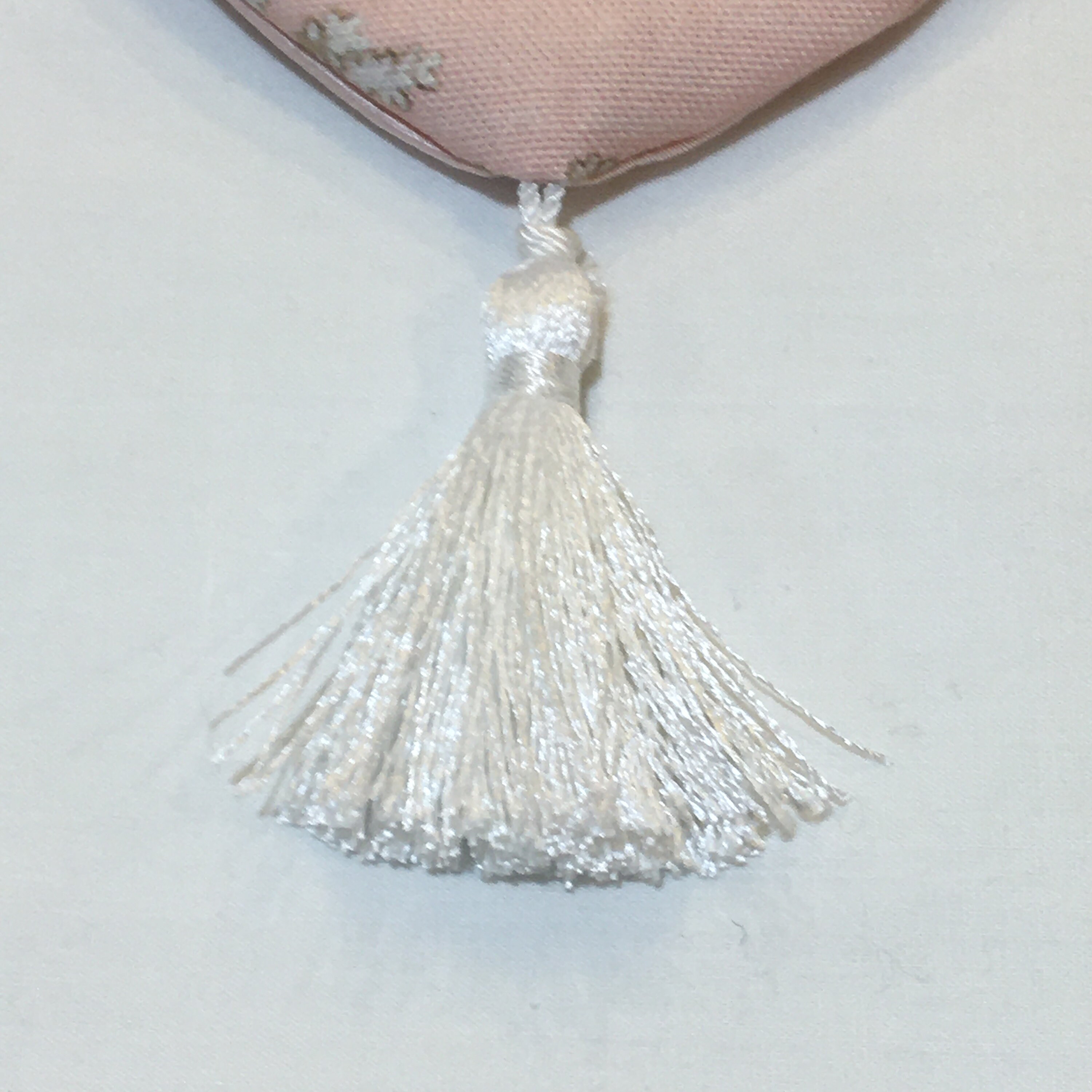 Handmade Cotton and Silk Reticule With Artist Designed Fabric, White ...