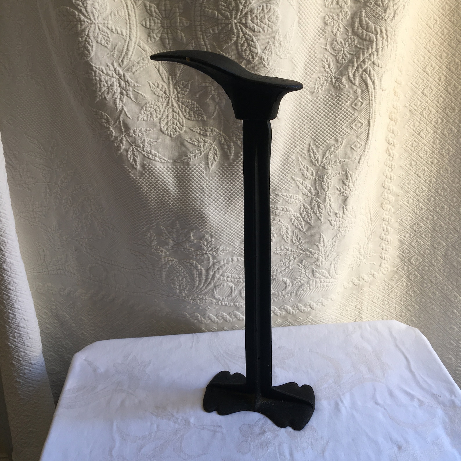 Vintage Large Cast Iron Foot Form for Shoemaker. Great Display Etsy