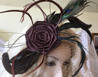 Flat Fascinator - Etsy UK