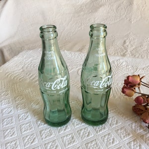 ビンテージ コカコーラ シングル空返却用デポジットボトル、グリーン