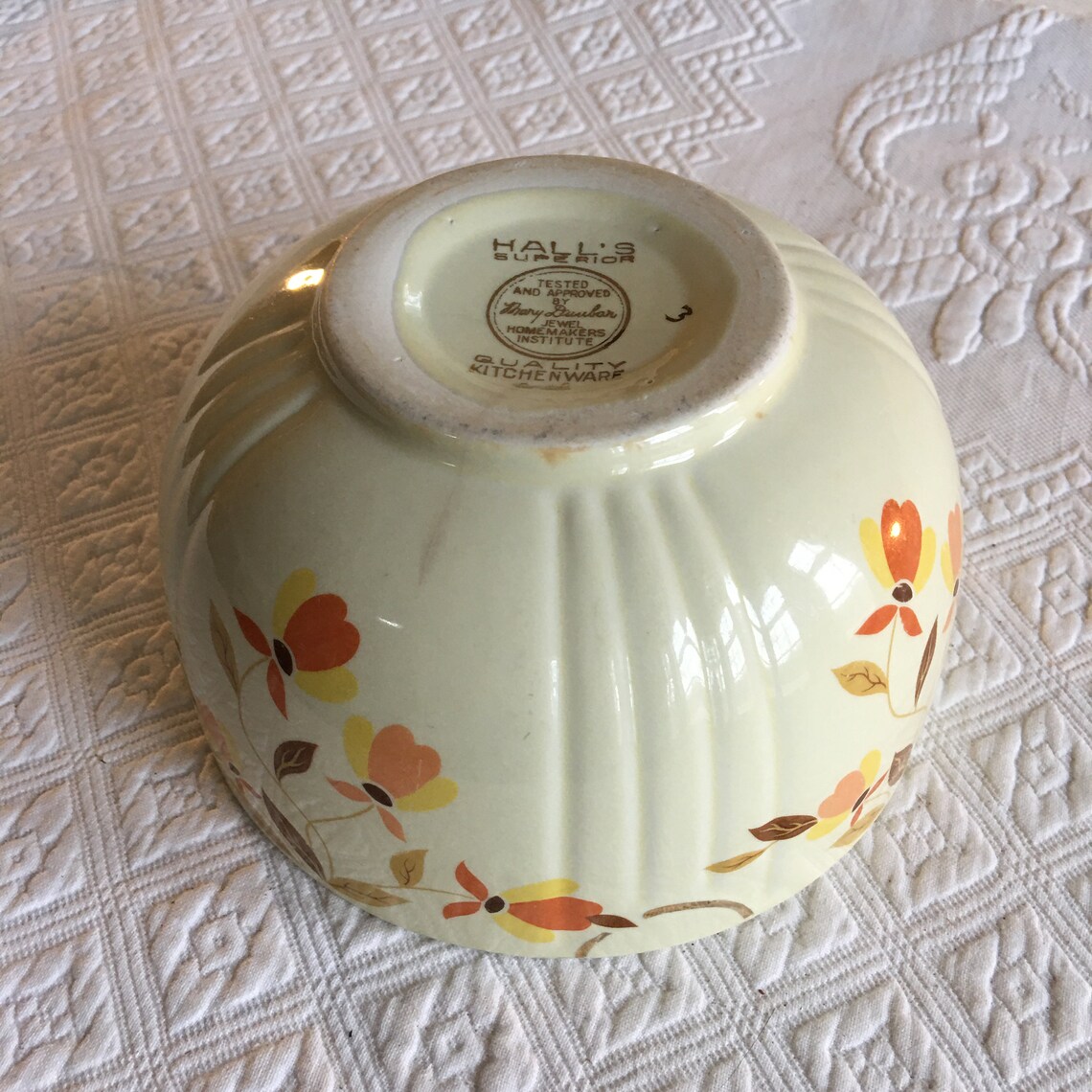 Vintage Jewel Tea Bowl Hall's Superior Quality Kitchenware Etsy