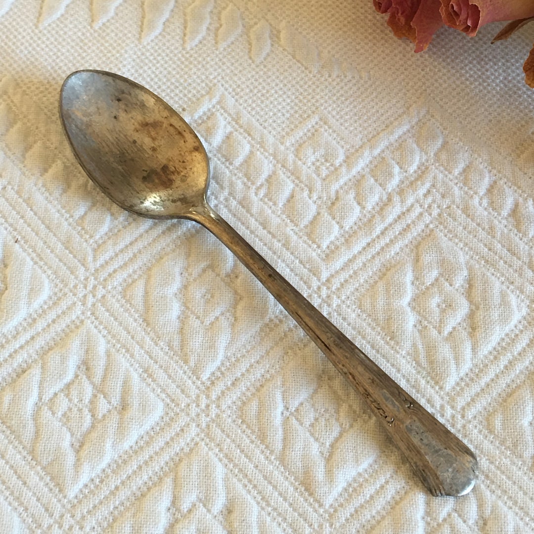 Vintage Lady Betty Silver Plate Demitasse Spoon Etsy