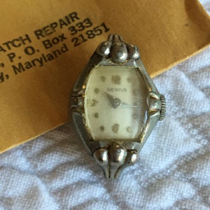 Vintage Ladies&#39; 17-Jewel Benrus Model CZ 3 Wrist Watch and Chain. Jeweler Note: Completely disassembled, cleaned, oiled and regulated.