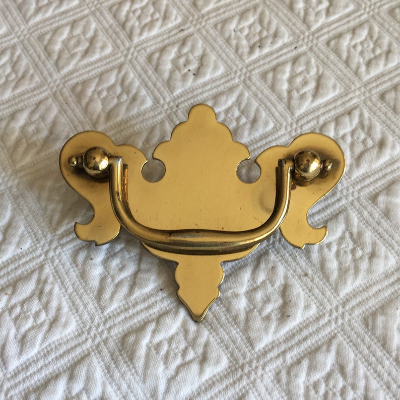 Vintage Antique Brass Bail Pulls 24 3 Pulls and 4 2 Etsy
