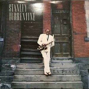 Vintage 1989 Stanley Terrentine, LA Place, jazzmuziek. Blauwe opmerking. Gebruikt maar in goede staat, in handgemaakte verpakking.