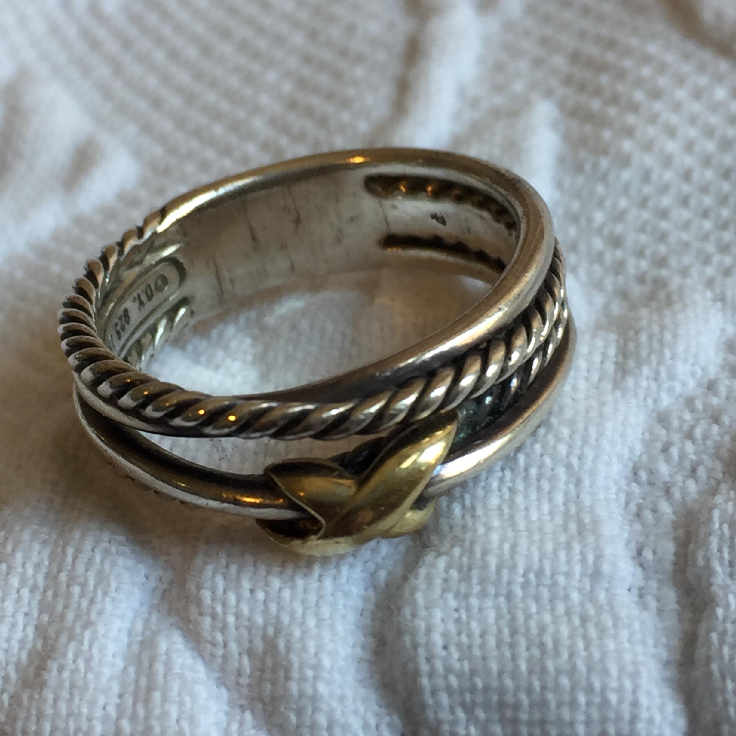 デヴィッドユーマン 14k 925 リング 指輪 12号 ヴィンテージ Vintage David Yurman Ring - Etsy