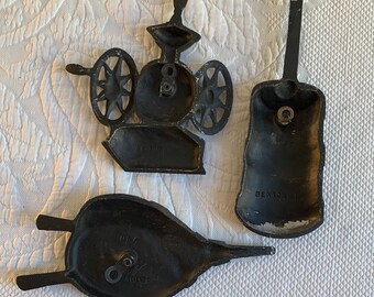 Vintage 1966 Sexton Cast Aluminum Early American Wall Decorations